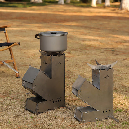 Compact Camping Wood Fired Portable Heater Stove