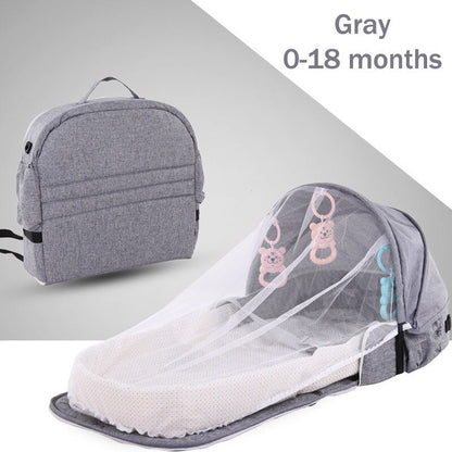 Compact Collapsible Baby Travel Bed Backpack