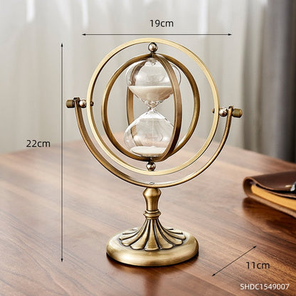 Beautiful Glass Timer Desk Decoration