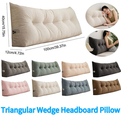Comfortable Bed Wedge Support Pillow with Soft Cover