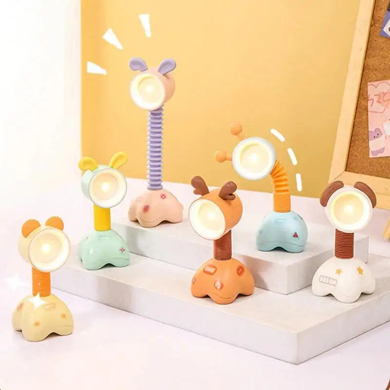 Compact Animal Themed LED Table Lamp - Pexav