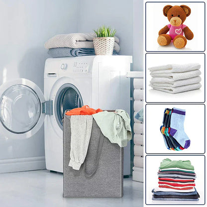 Space Saving 45L Laundry Hamper with Lid