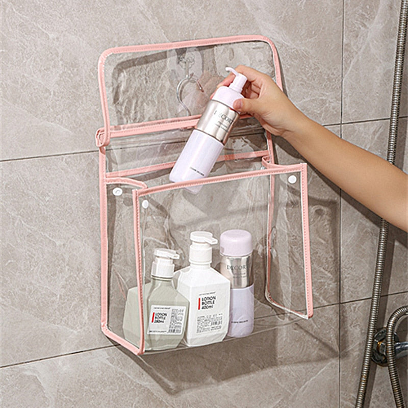Clear Shower Storage Hanging Bag - Pexav