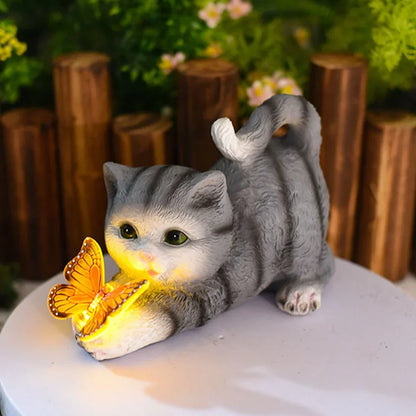 Colorful Kitty Figurine Table Lamp - Pexav