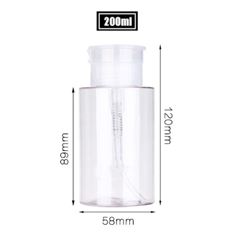 Clear Reusable Makeup Travel Container Bottle