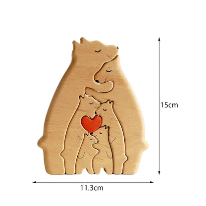 Cute Bear Jigsaw Home Decor