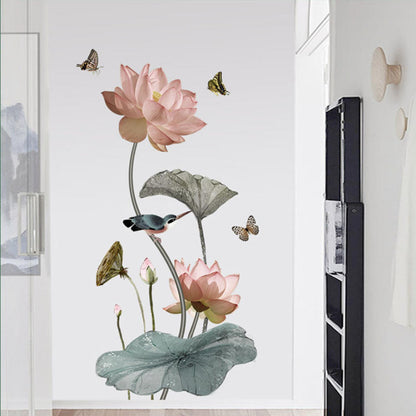 Beautiful Floral Vinyl Wall Decal
