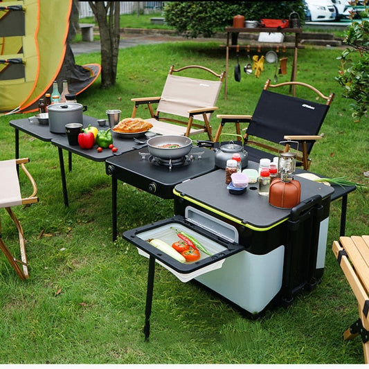 Portable Compact Camping Kitchen Table - Pexav