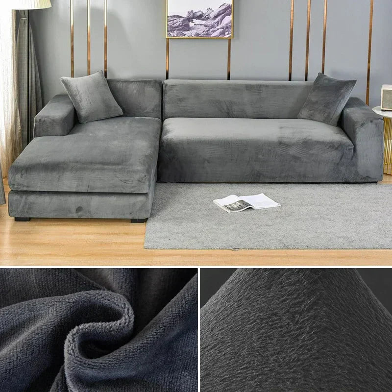Soft Fitted Couch Slipcover