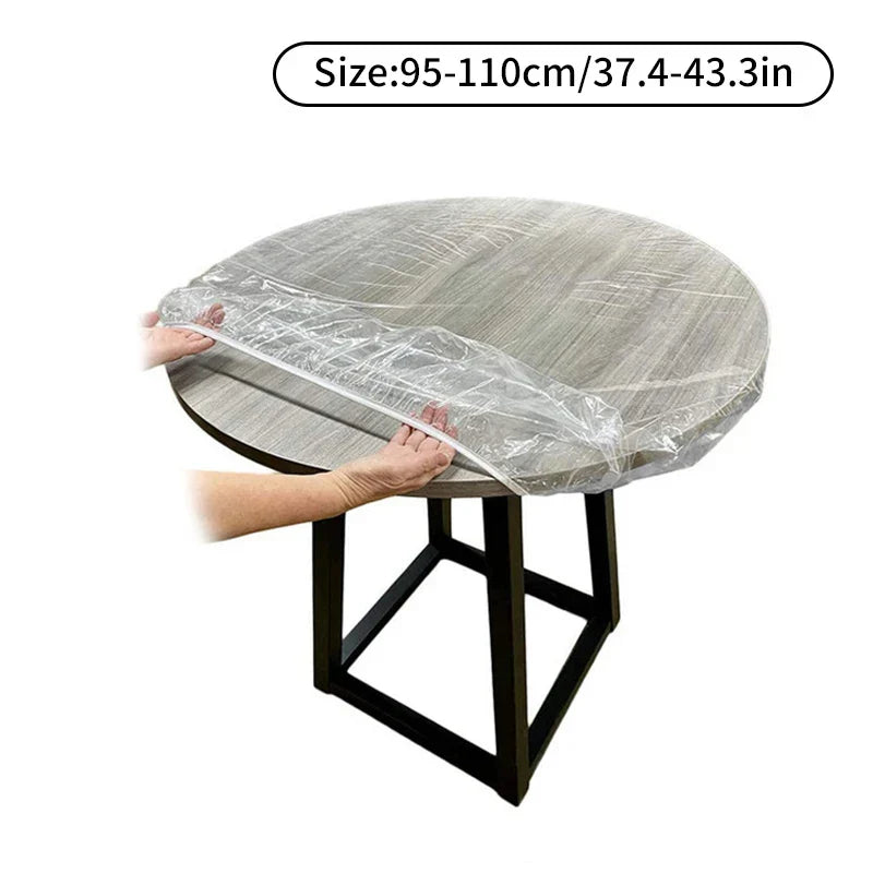 Clear Plastic Durable Table Protector Cover
