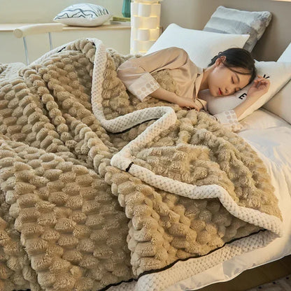 Soft Plush Fall Throw Blanket