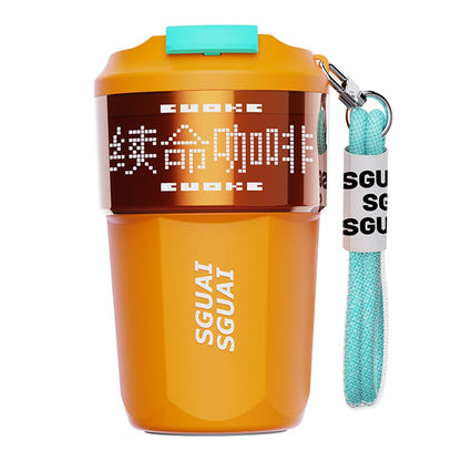 Insulated Stainless Steel Digital Coffee Mug