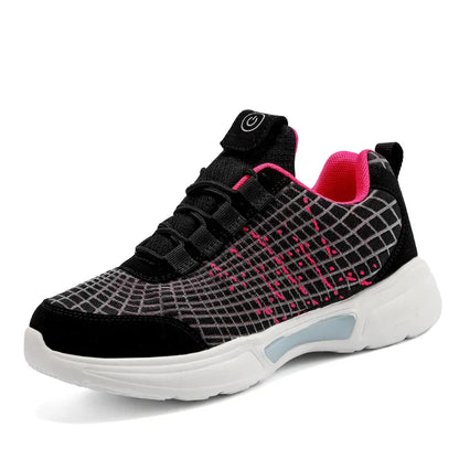 Bright Cozy USB Charge Fiber Optic Shoes