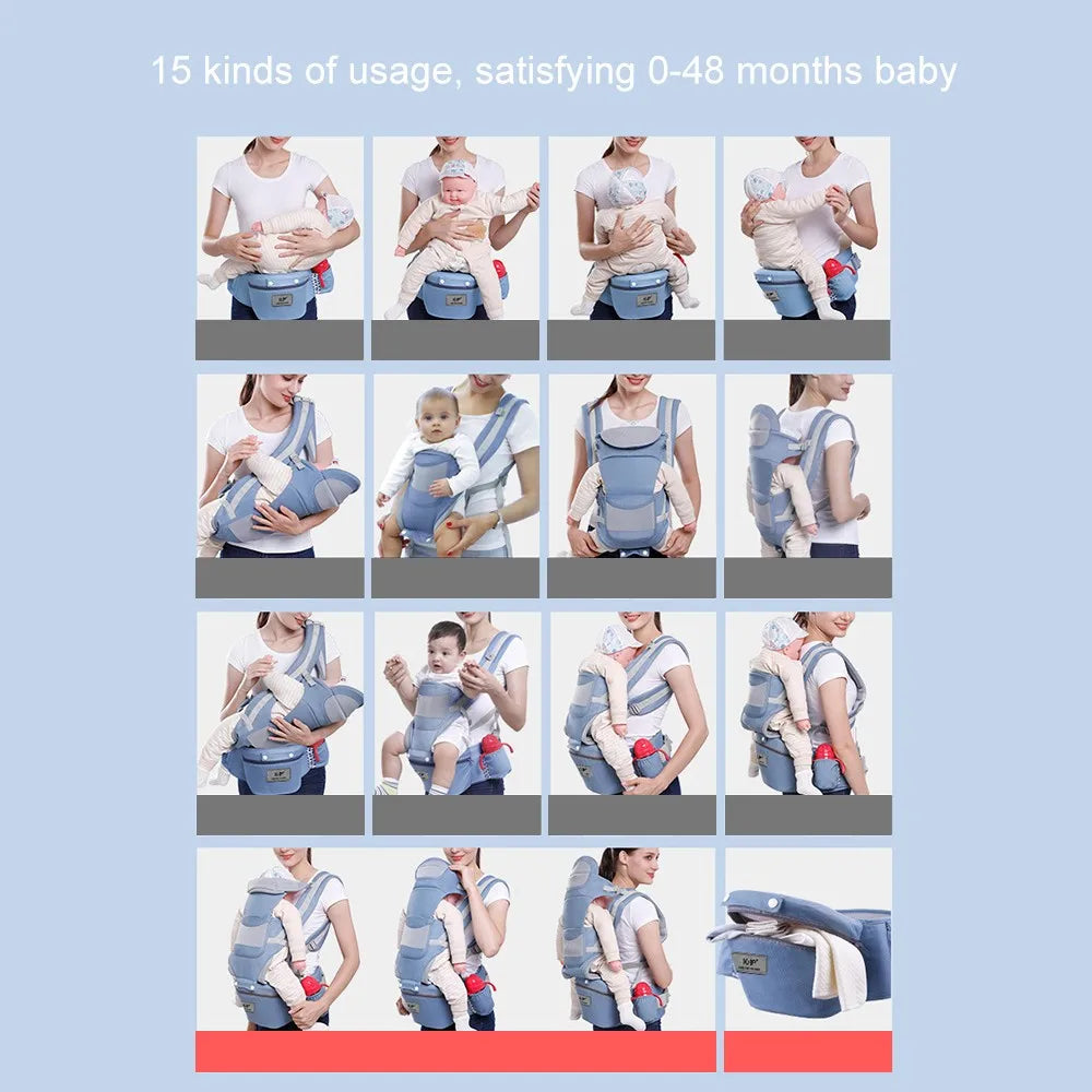 Versatile Baby Sling - Ergonomic Hip Seat for Newborn to Toddler