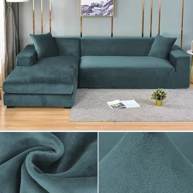 Soft Fitted Couch Slipcover