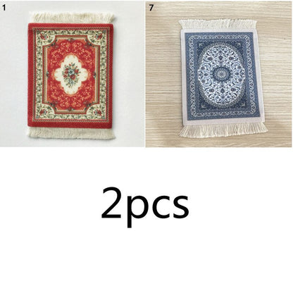 Small Round Rug Style Coffee Table Coaster