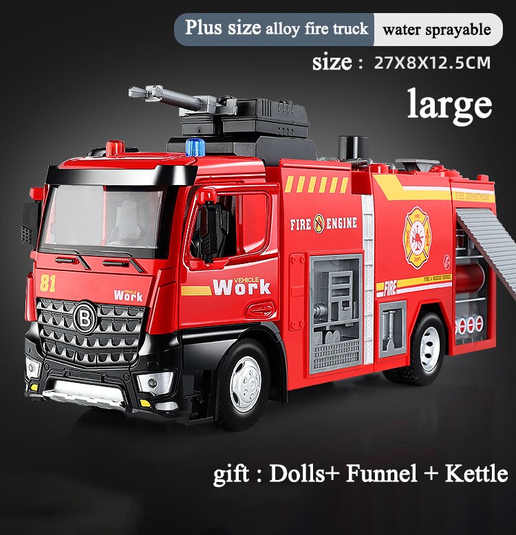 Big Kids Fire Engine Playset Toy