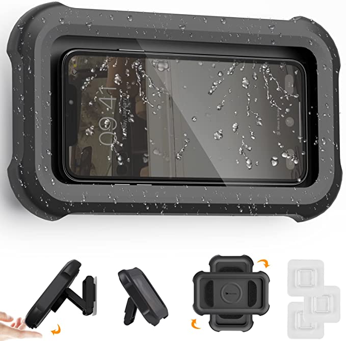Adjustable Water Resistant Shower Phone Mount