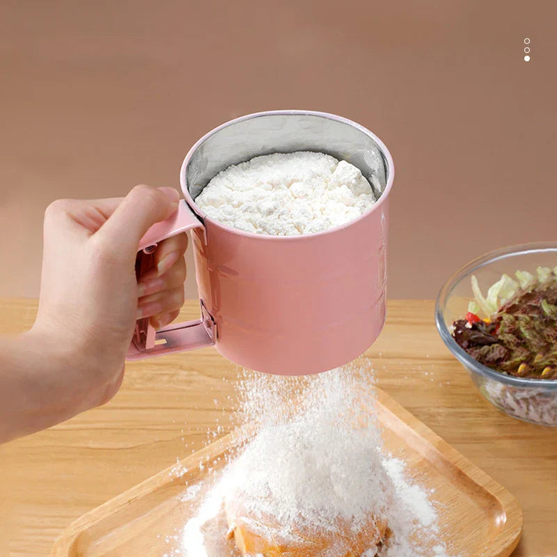 Easy Use Manual Flour Sifter Kitchen Tool - Pexav