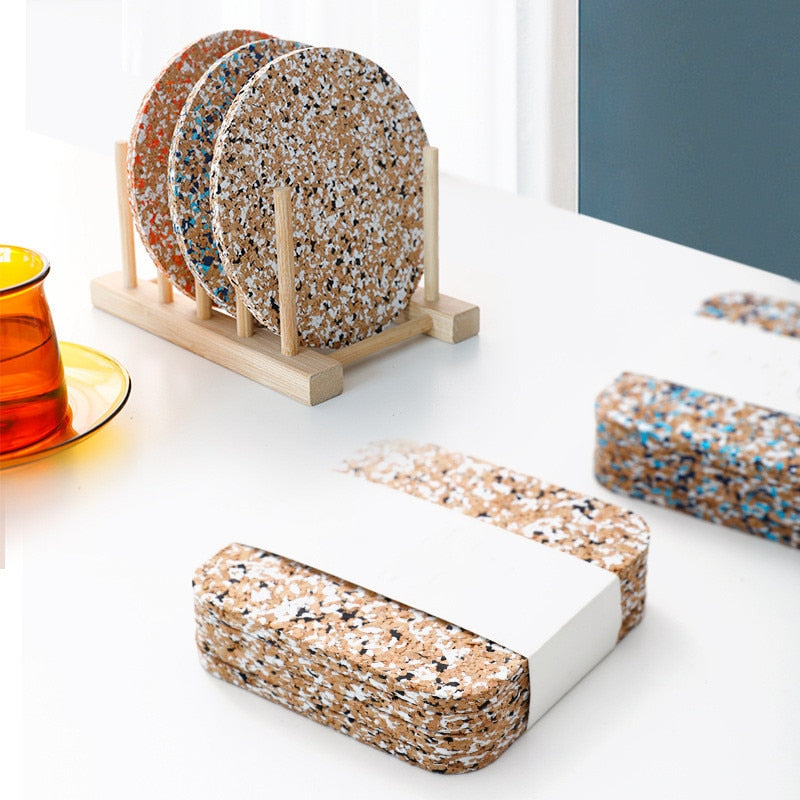 Vibrant Round Wine Coaster - Pexav