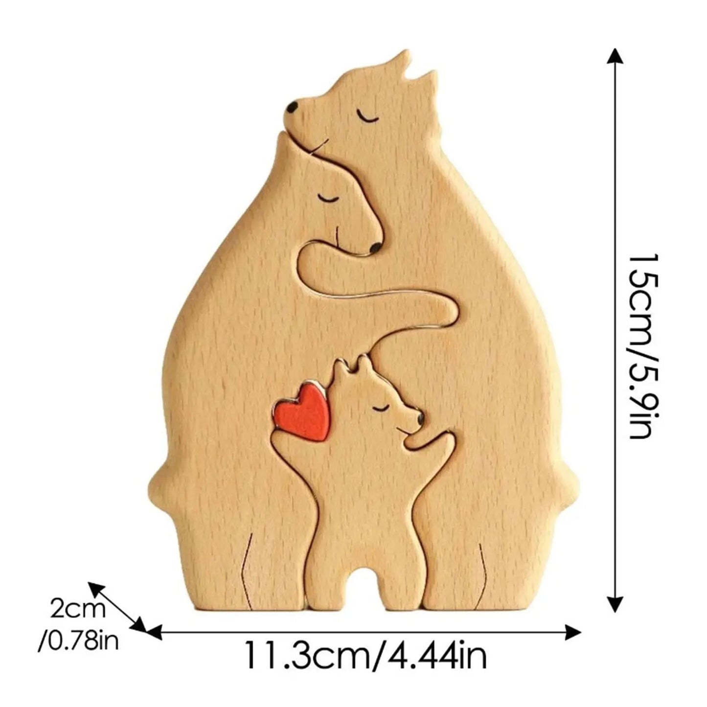Cute Bear Jigsaw Home Decor