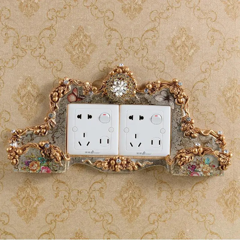 Classic Floral Power Outlet Organizer