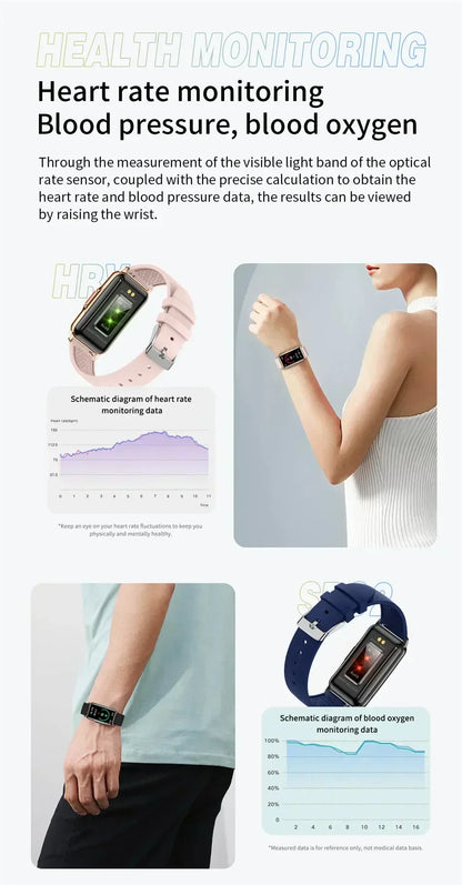 Waterproof Fitness Watch for Men and Women