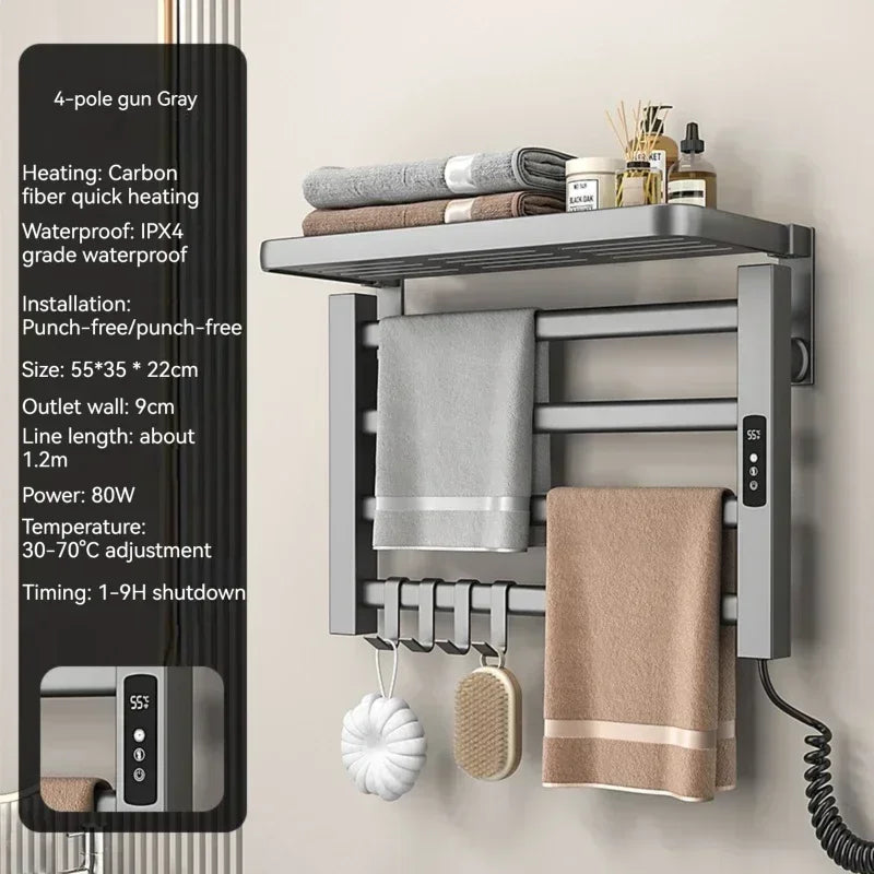 Warm Electric Towel Dryer Storage Rack