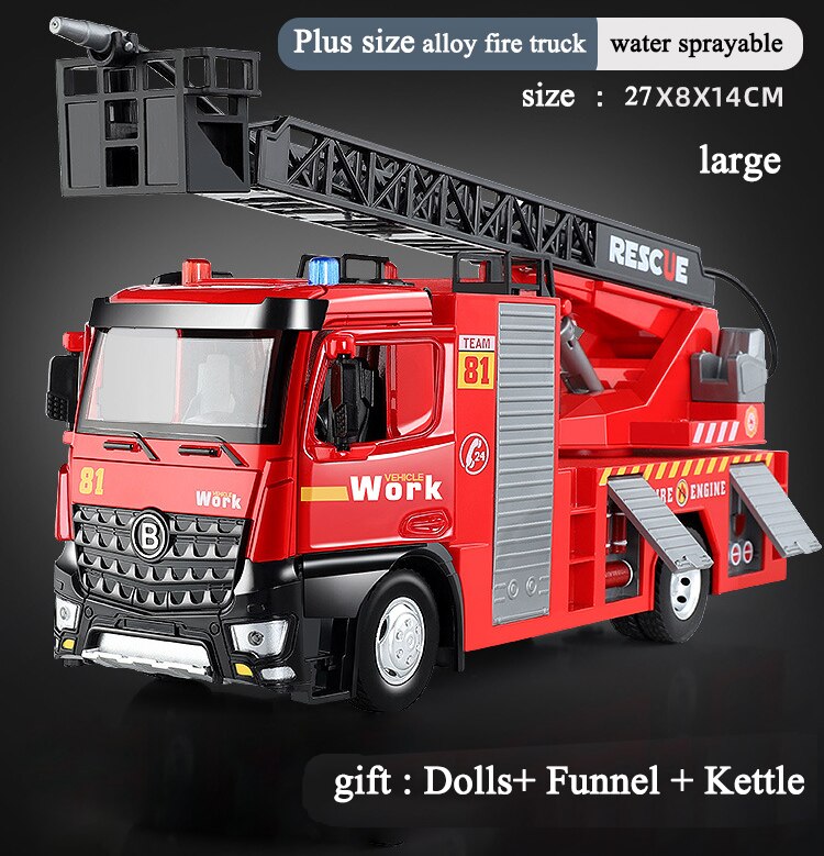 Big Kids Fire Engine Playset Toy