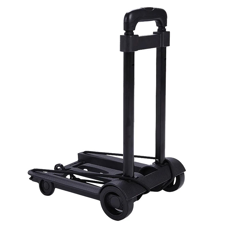 Collapsible Lightweight Dolly Cart with Adjustable Handle - Pexav
