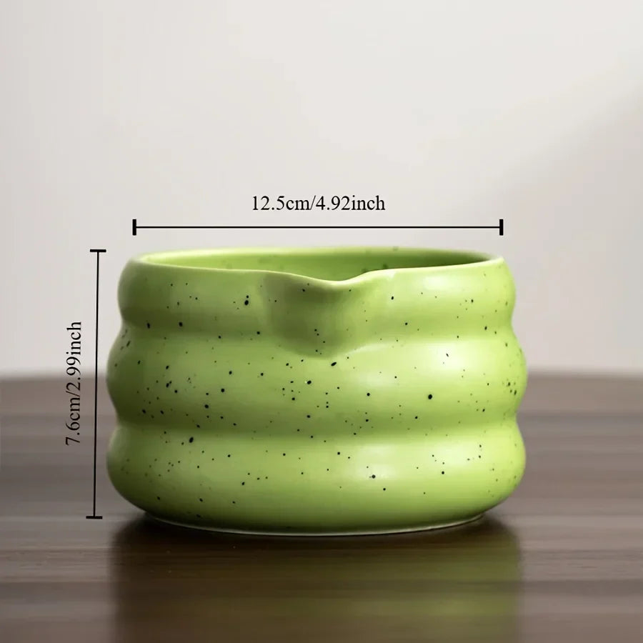 Variant image for Japanese Matcha Bowl Traditional Design 4.5 Inches Ceramic Tea Bowl-3