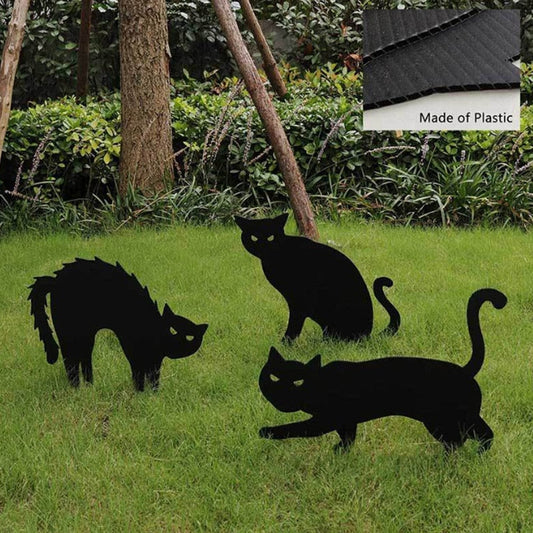 3Pcs Cute Kitty Outdoor Decorations - Pexav