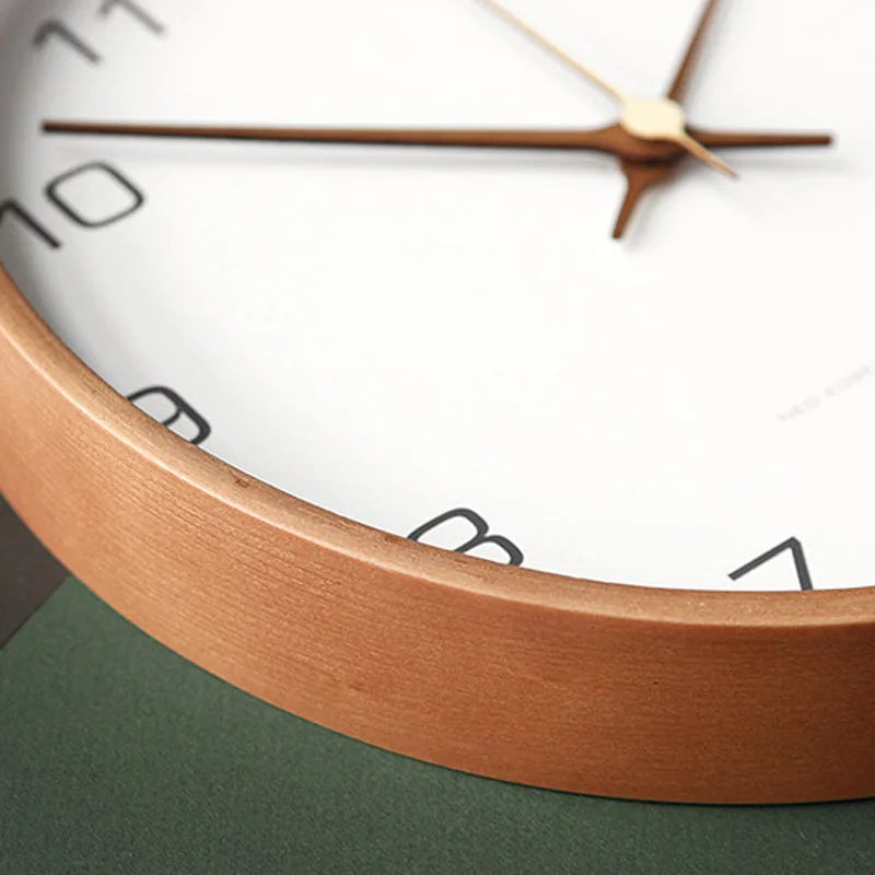 Silent Modern Round Wall Clock for Home