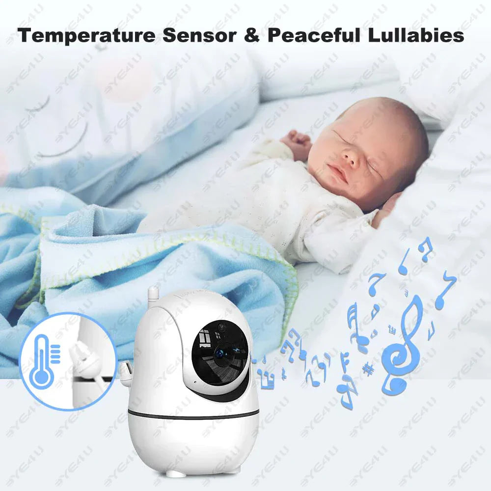 Compact HD Baby Video Monitor with Night Vision Camera