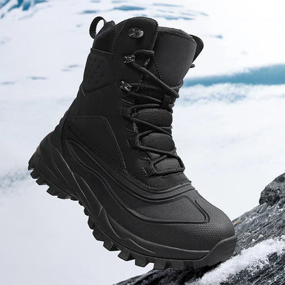 Warm Insulated Snow Boots for Men
