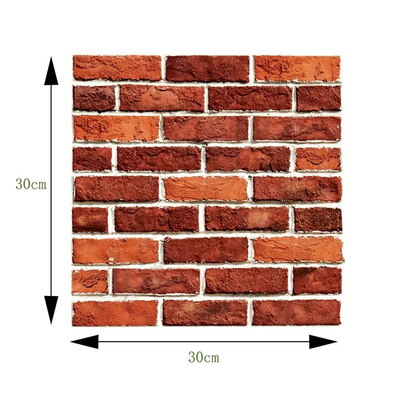 Textured Brick Wall Sticker Decal