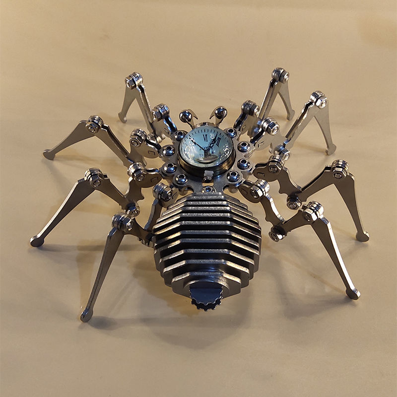 Unique Metal Gear Clock Spider Design - Pexav