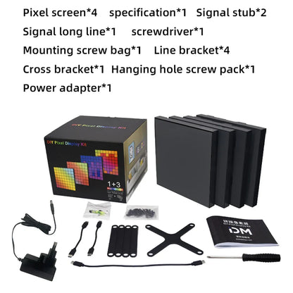 Colorful Digital LED Tabletop Smart Lamp