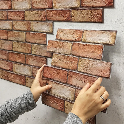 Textured Brick Design Wall Covering - Pexav
