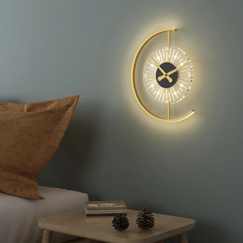 Bright Modern LED Wall Clock - Pexav