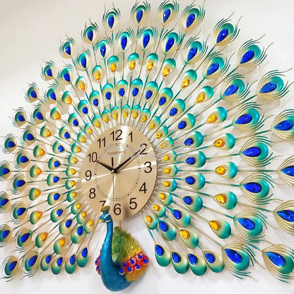 Vibrant Colorful Bird Wall Clock - Pexav
