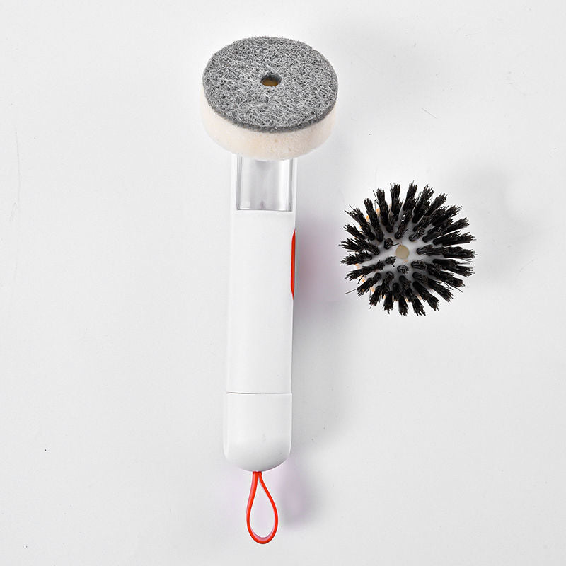 Kitchen Soap Dispensing Cleaning Brush