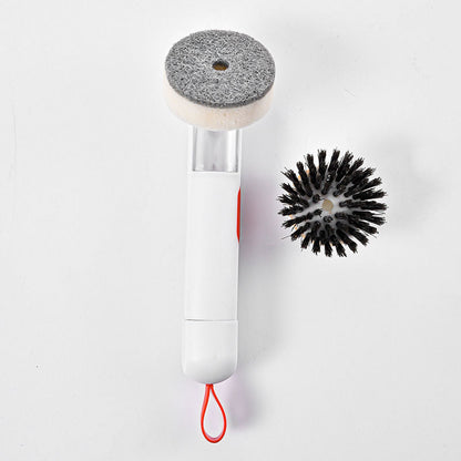 Kitchen Soap Dispensing Cleaning Brush