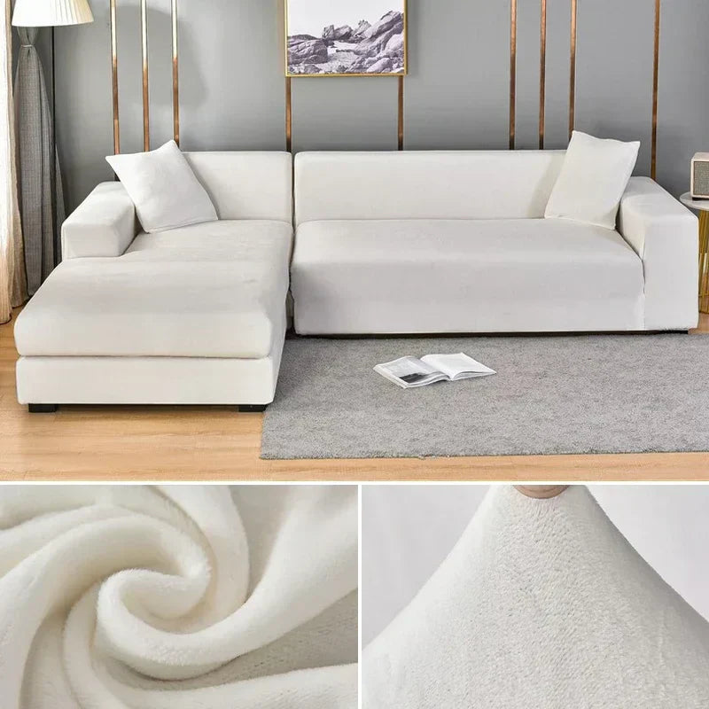 Soft Fitted Couch Slipcover