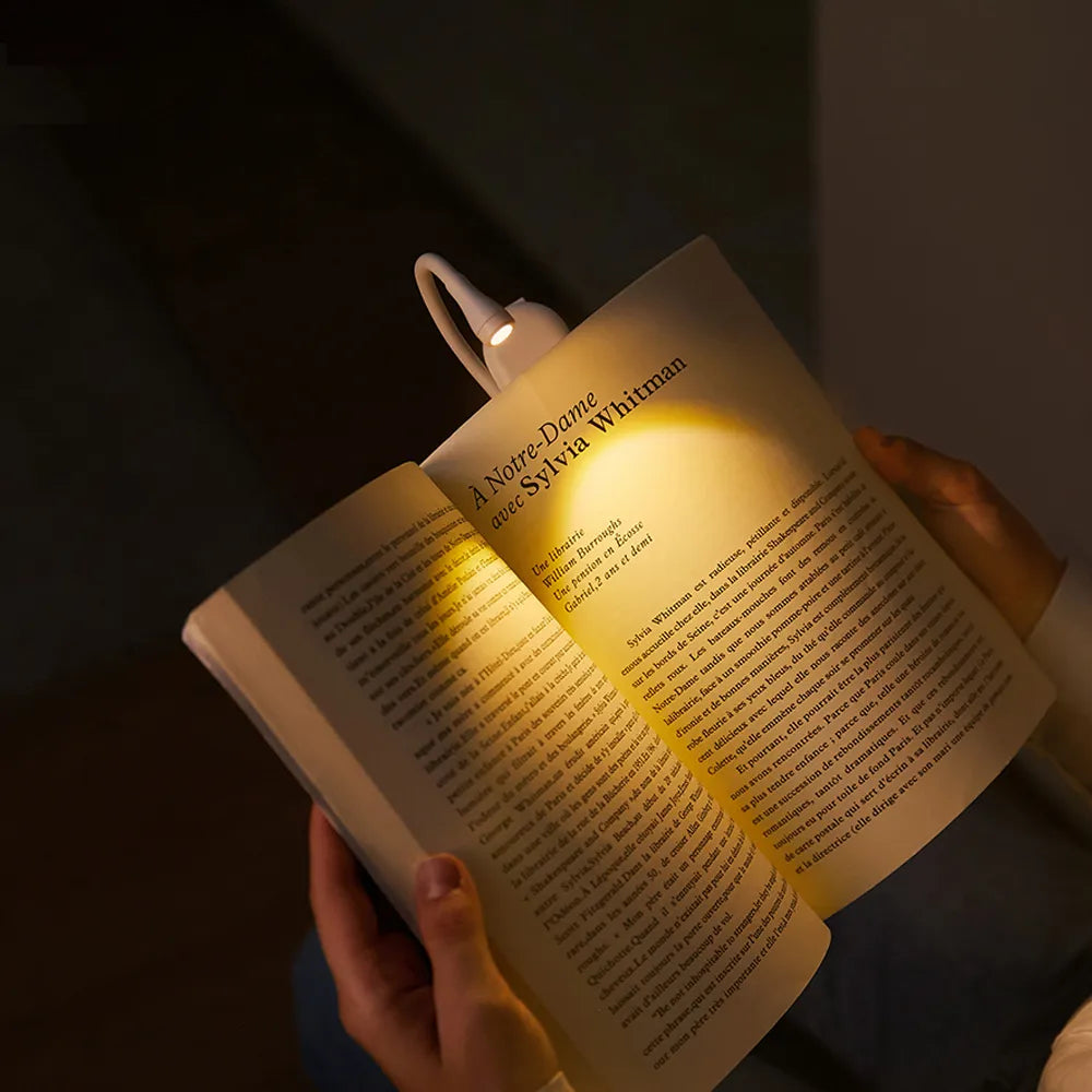 Portable LED Reading Lamp Clip