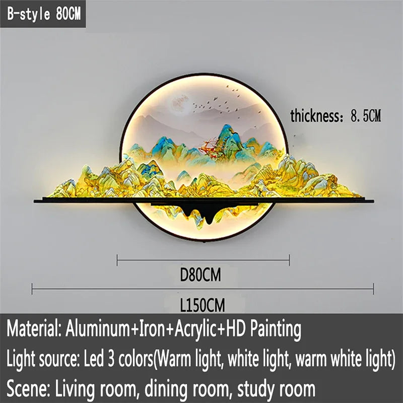 Nature Inspired LED Wall Light Lamp
