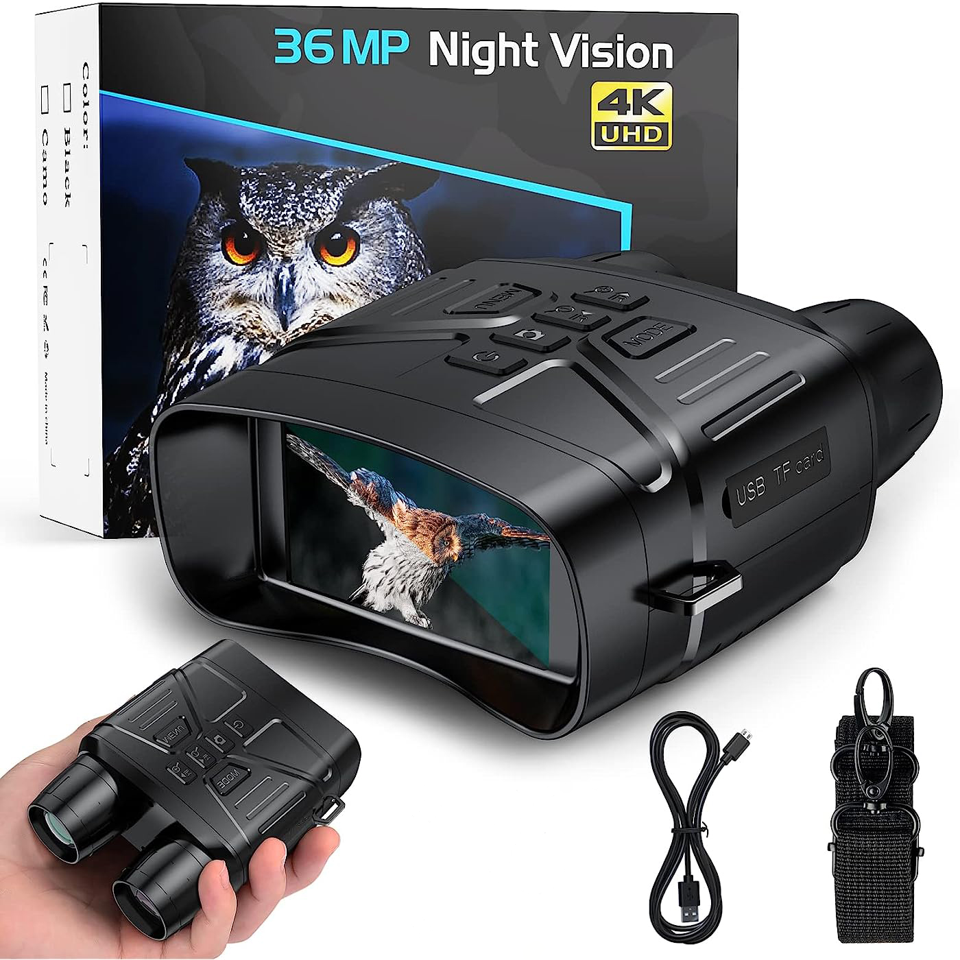 Clear Dark Vision Night Binoculars - Pexav