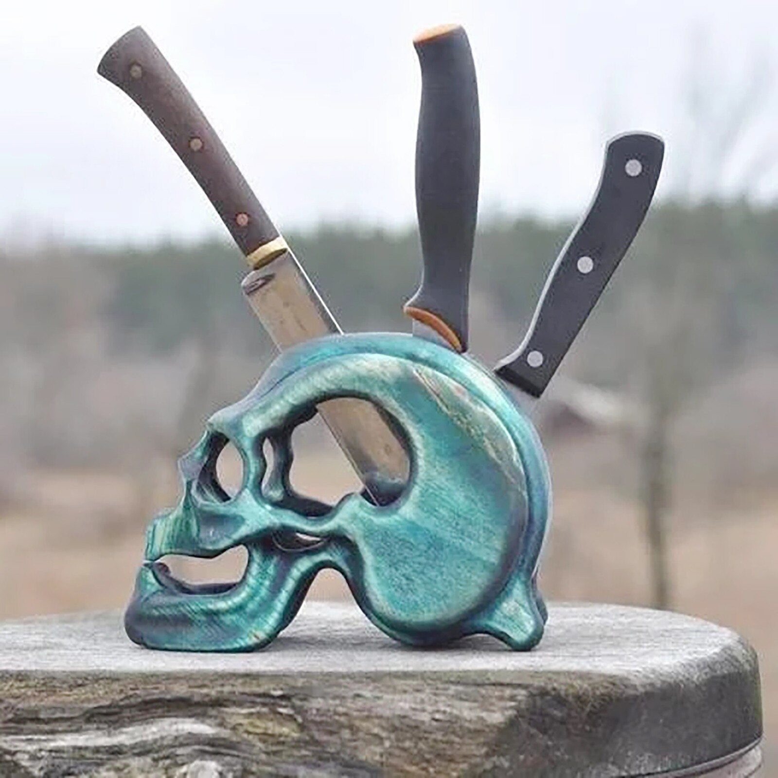 Bony Decorative Knife Block - Pexav