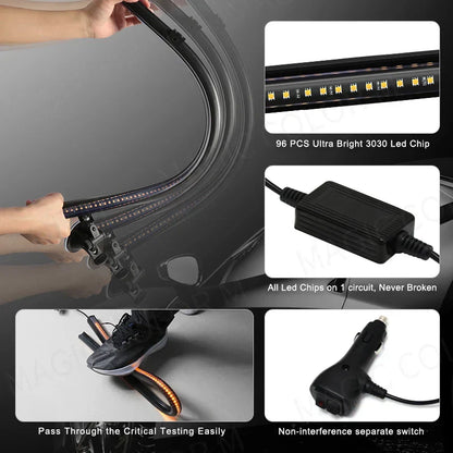 Bright 96 LED Emergency Warning Light Bar