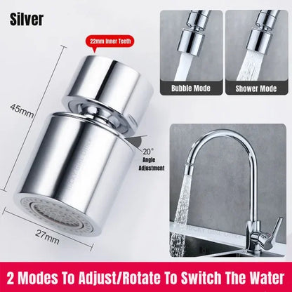 Flexible 360 Degree Kitchen Faucet Extender